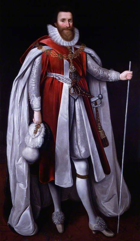 Ludovick Stuart, 1st Duke of Richmond and 2nd Duke of Lennox, vintage artwork by Paulus van Somer I, 12x8" (A4) Poster
