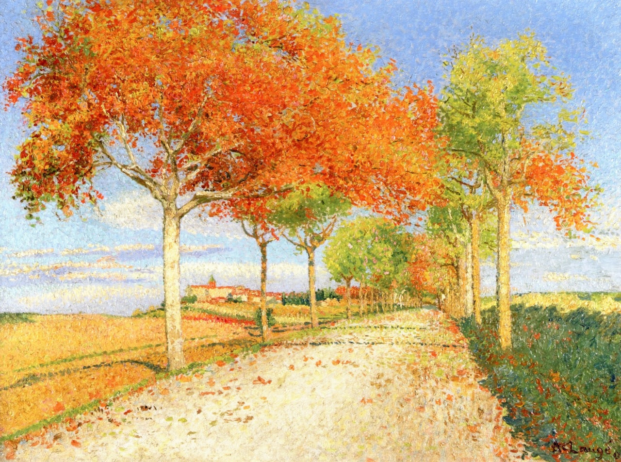 The Road to Cailhau by Achille Lauge,A3(16x12")Poster