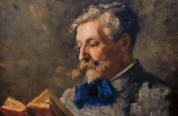 Anton van Duyl (the artist's husband), vintage artwork by Therèse Schwartze, 12x8" (A4) Poster