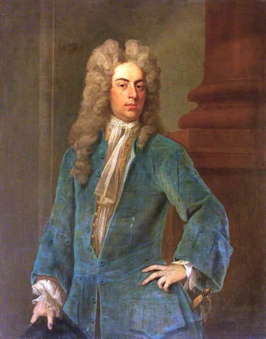John Ivory Talbot, vintage artwork by Michael Dahl, 12x8" (A4) Poster