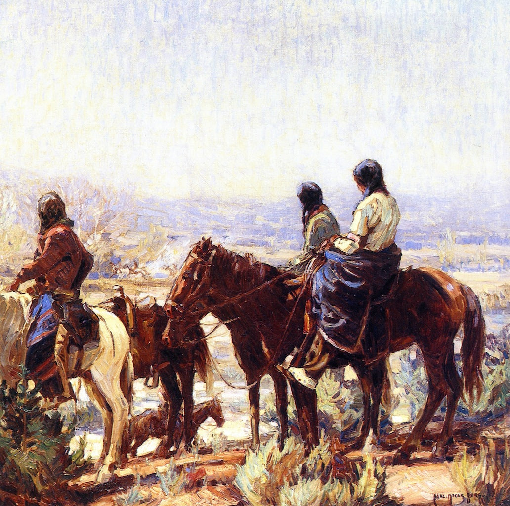 Watching the Race by Carl Oscar Borg,16x12(A3) Poster