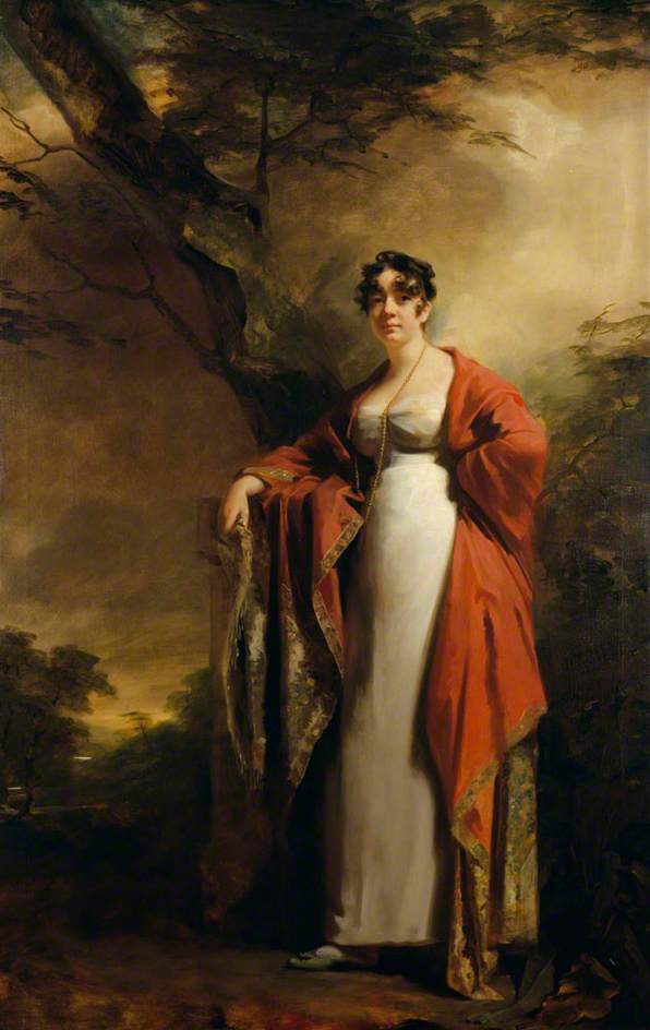 Frances Harriet Wynne (1786-1860), Mrs Hamilton of Kames, vintage artwork by Sir Henry Raeburn, R.A., P.R.S.A., 12x8" (A4) Poster