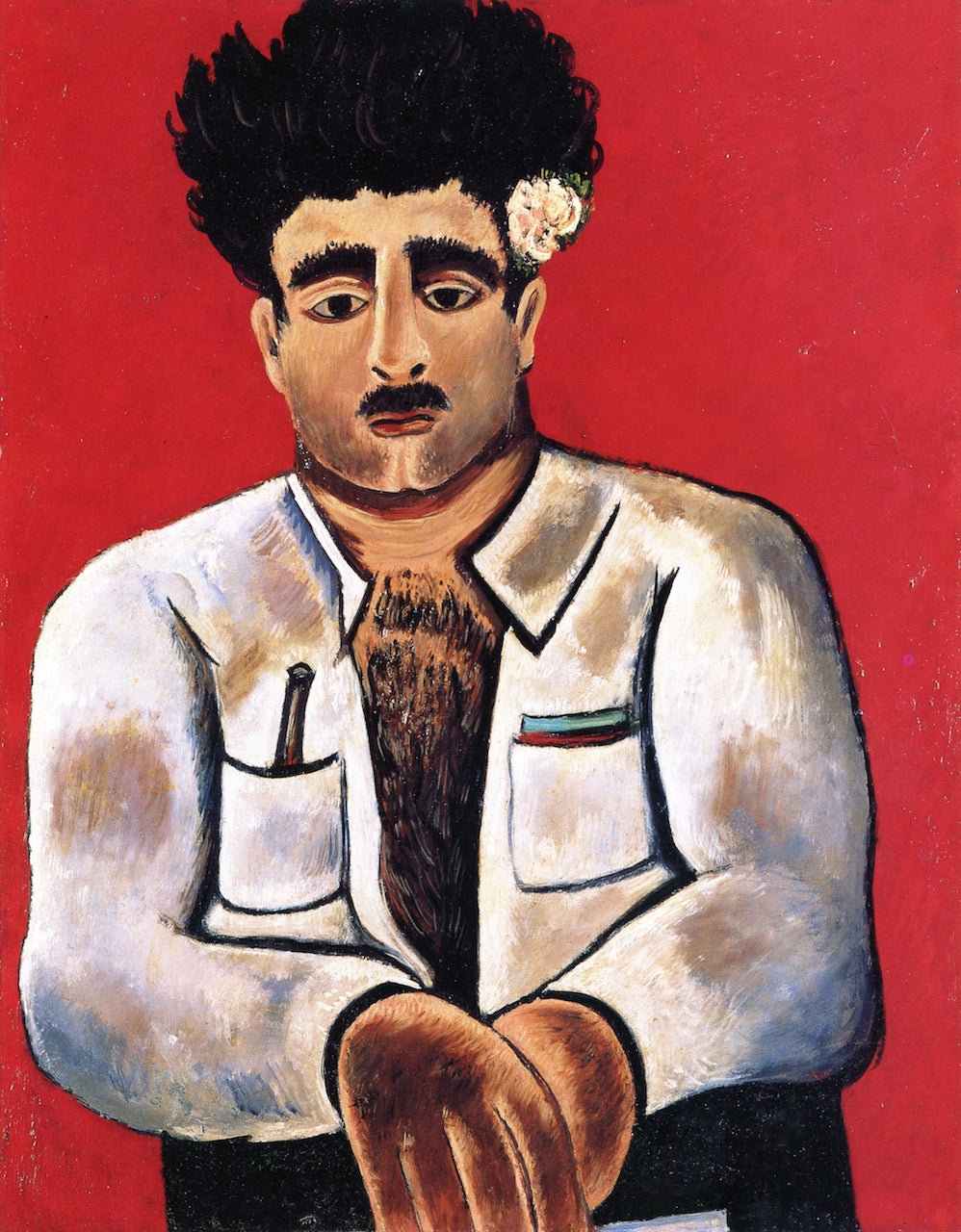 lard the Drowned, Master of the 'Phantom' by Marsden Hartley,16x12(A3) Poster