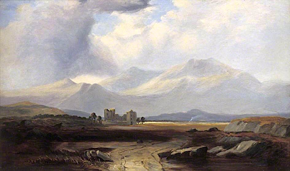 Loch Awe, Argyll and Bute, vintage artwork by Horatio McCulloch, A3 (16x12") Poster Print