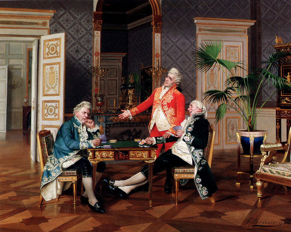 Thoroughly Beaten, vintage artwork by Francois Brunery, 12x8" (A4) Poster