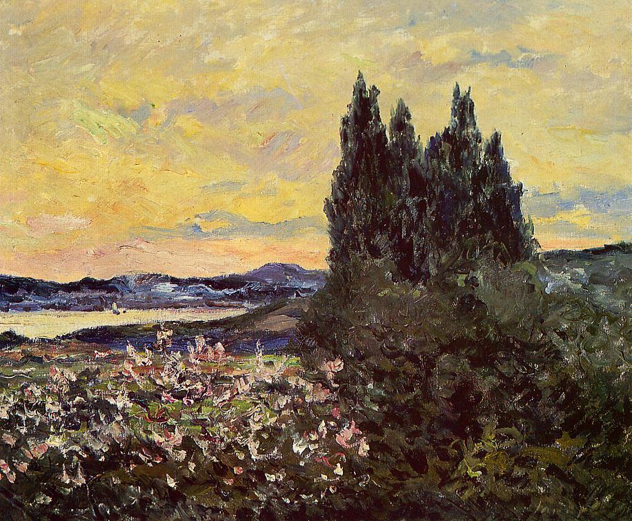 The Bay of Saint-Tropez, Evening by Maxime Maufra,A3(16x12")Poster