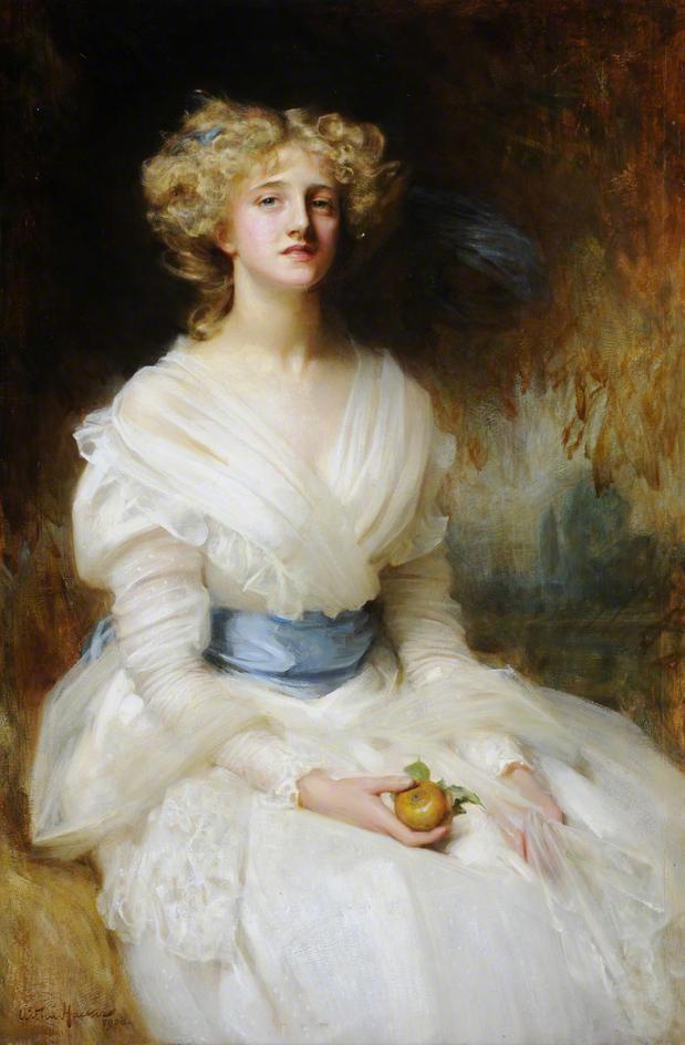 Miss Ivy Lilian Close, vintage artwork by Arthur Hacker, 12x8" (A4) Poster