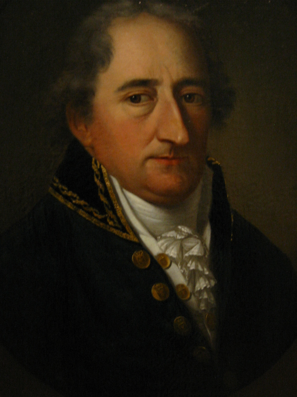 Portrait of  Freiherr von Stein, vintage artwork by Johann Christoph Rincklake, 12x8" (A4) Poster