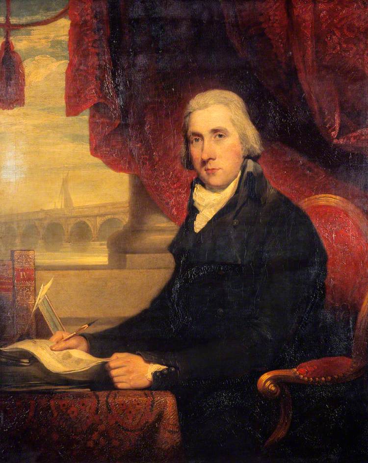 John Rennie, Engineer, vintage artwork by Sir Martin Archer Shee, 12x8" (A4) Poster