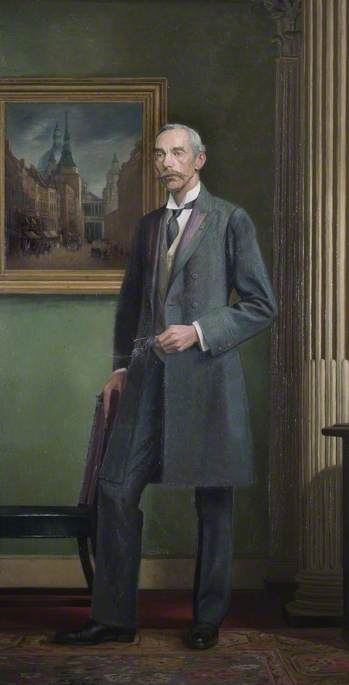 , Governor of the Bank of England by Sir William Rothenstein,16x12(A3) Poster