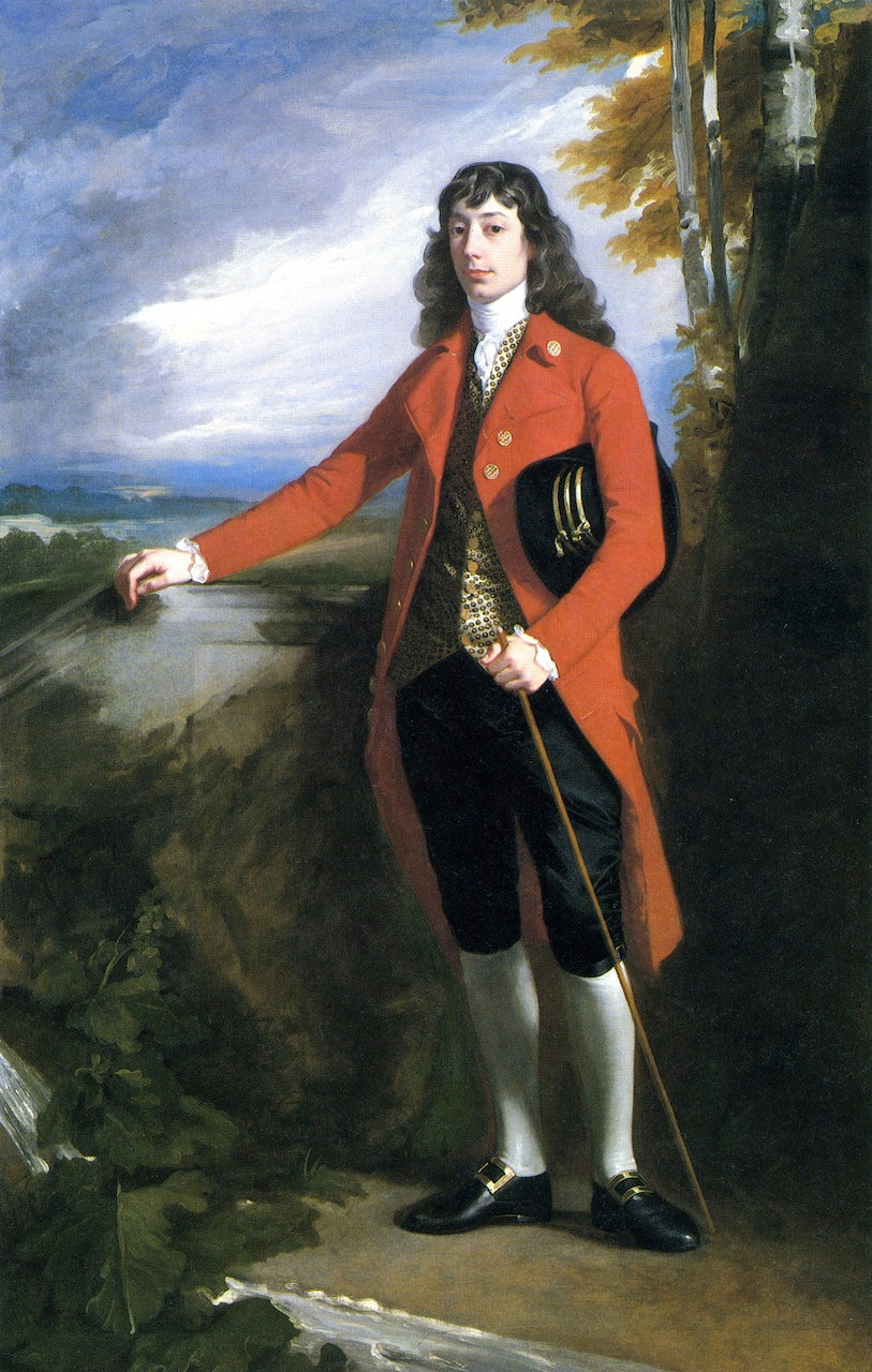 George Boone Roupell, vintage artwork by John Singleton Copley, 12x8" (A4) Poster