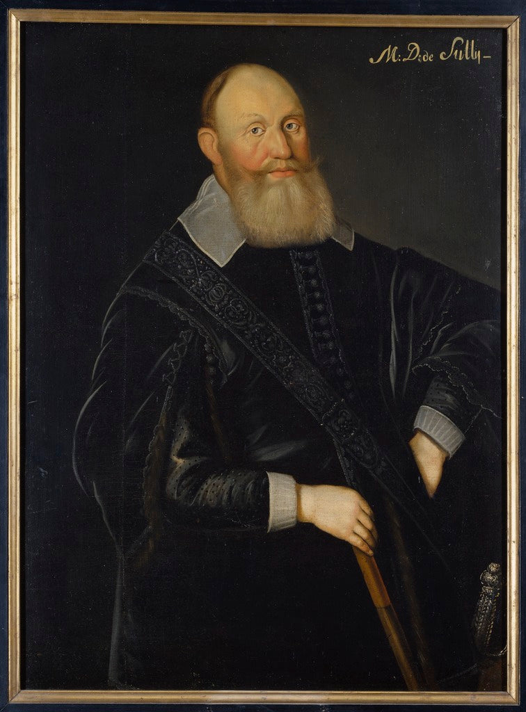 Carl Carlsson Gyllenhielm, vintage artwork by Jacob Heinrich Elbfas, 12x8" (A4) Poster