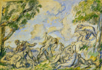 The Battle of Love, vintage artwork by Paul Cezanne, 12x8" (A4) Poster