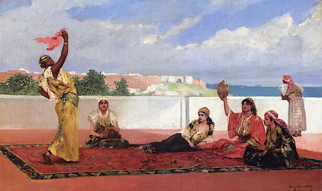 The Scarf Dance, vintage artwork by John Joseph Benjamin Constant, 12x8" (A4) Poster