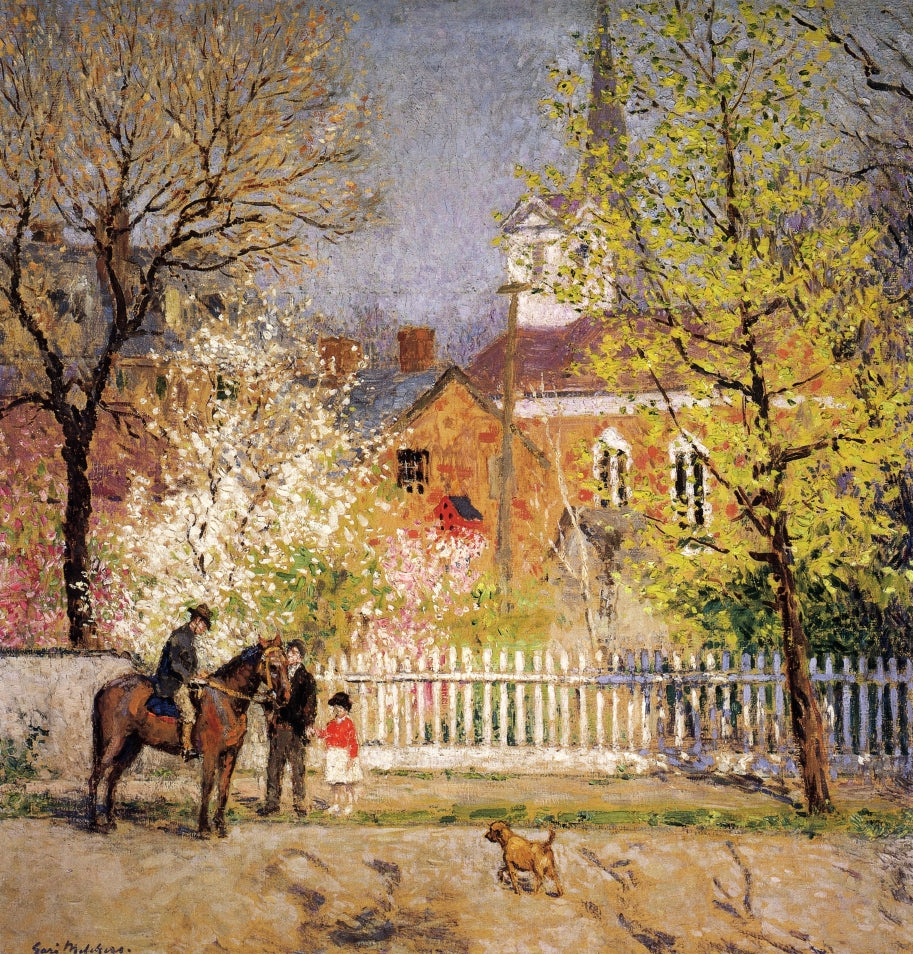 St. George's Church by Gari Melchers,A3(16x12")Poster