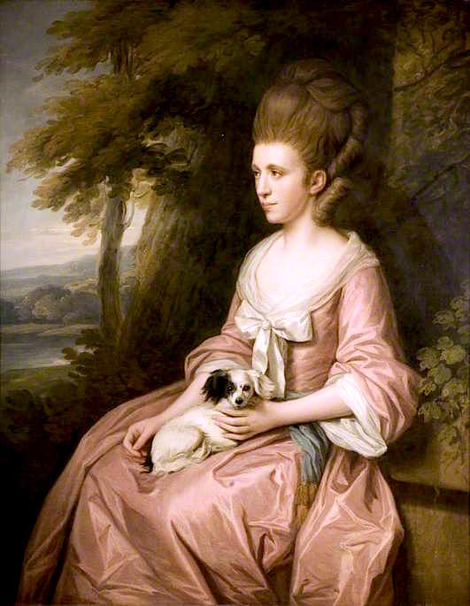Miss Hargreaves, vintage artwork by Sir Nathaniel Dance-Holland, 12x8" (A4) Poster