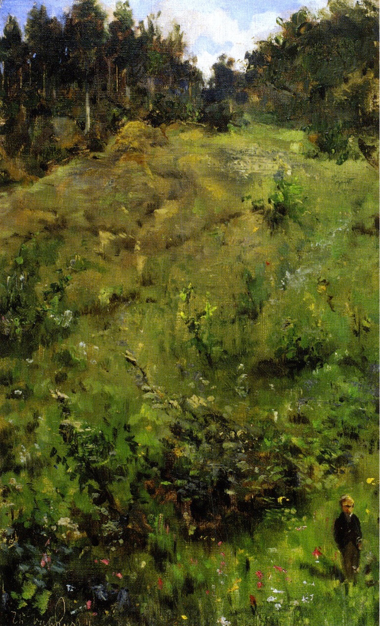 Child in a Clearing by Theo van Rysselberghe,A3(16x12")Poster
