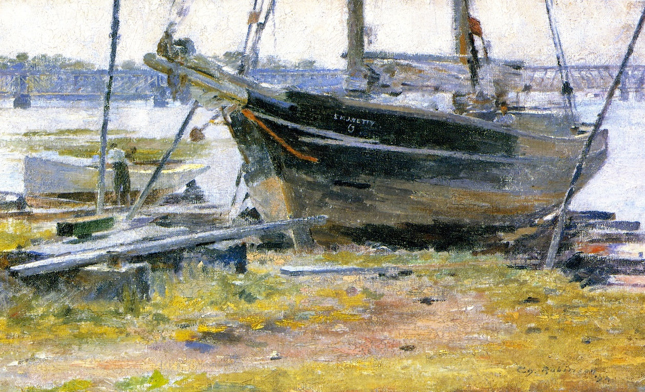 The E. M. J. Betty, vintage artwork by Theodore Robinson, 12x8" (A4) Poster