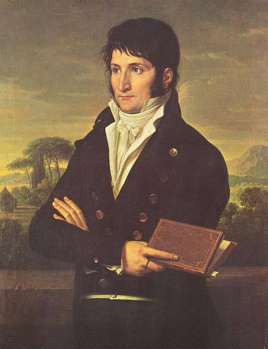 Portrait of Lucien Bonaparte, vintage artwork by François-Xavier Fabre, 12x8" (A4) Poster