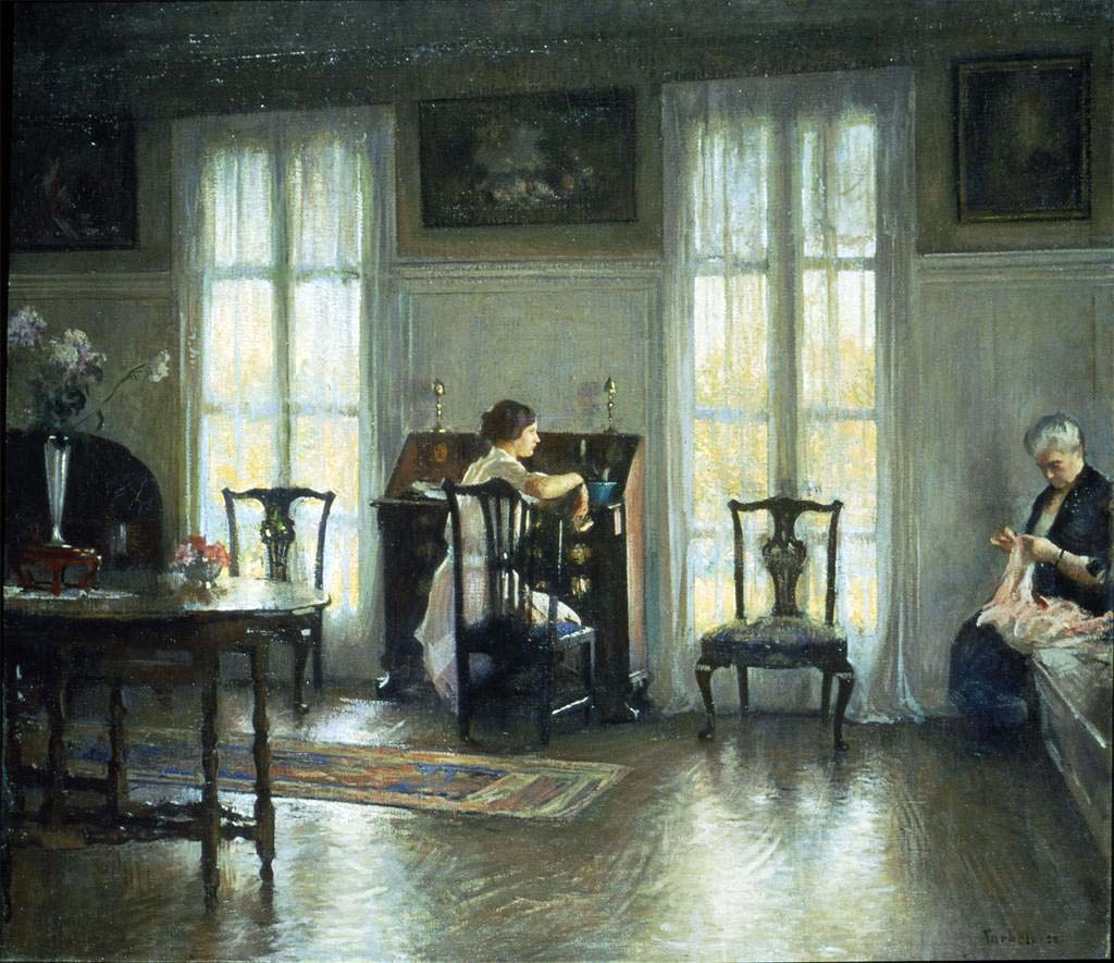 Mother and Mary by Edmund Tarbell,A3(16x12")Poster