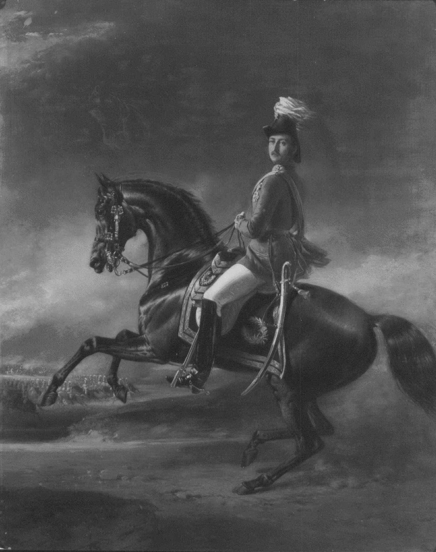Prince Albert (1819-1861), vintage artwork by Charles Edouard Boutibonne, A3 (16x12") Poster Print