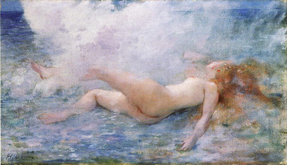 Tossed by a Wave by Henri Gervex,A3(16x12")Poster