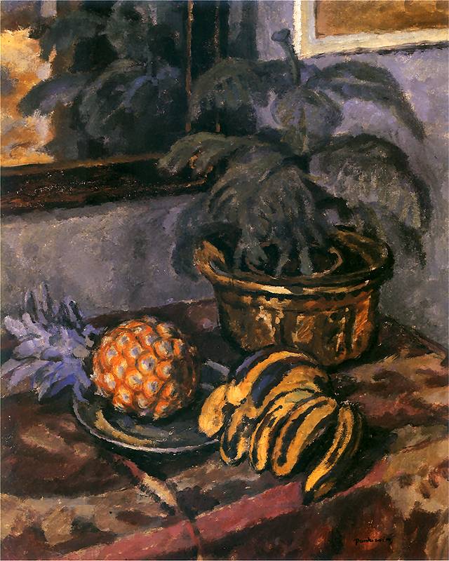 Still Life with Araukaria by Jozef Pankiewicz,A3(16x12")Poster