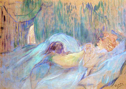 on the Rue des Moulins: Rolande by Henri de Toulouse-Lautrec,A3(16x12")Poster