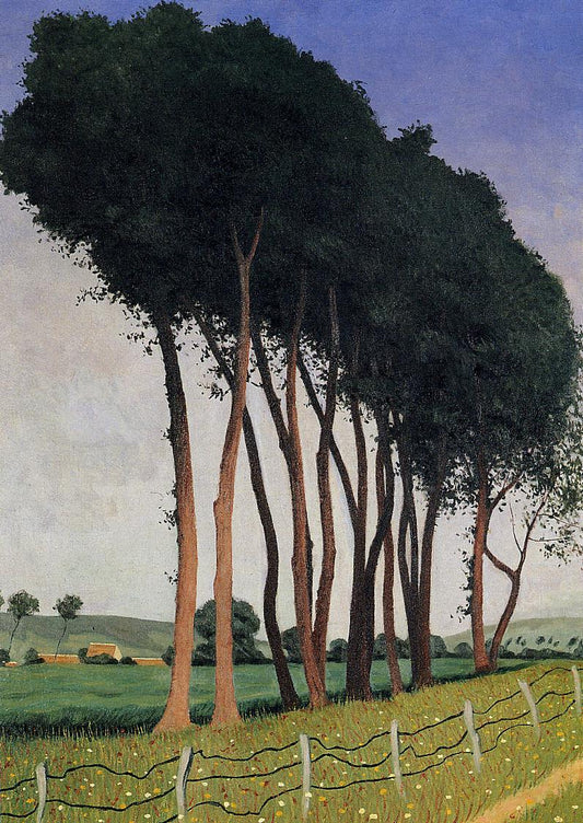 The Family of Trees, vintage artwork by Felix Vallotton, 12x8" (A4) Poster