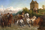 Gilnockie Tower in 1530, Dumfriesshire, vintage artwork by Henry Hetherington Emmerson, 12x8" (A4) Poster