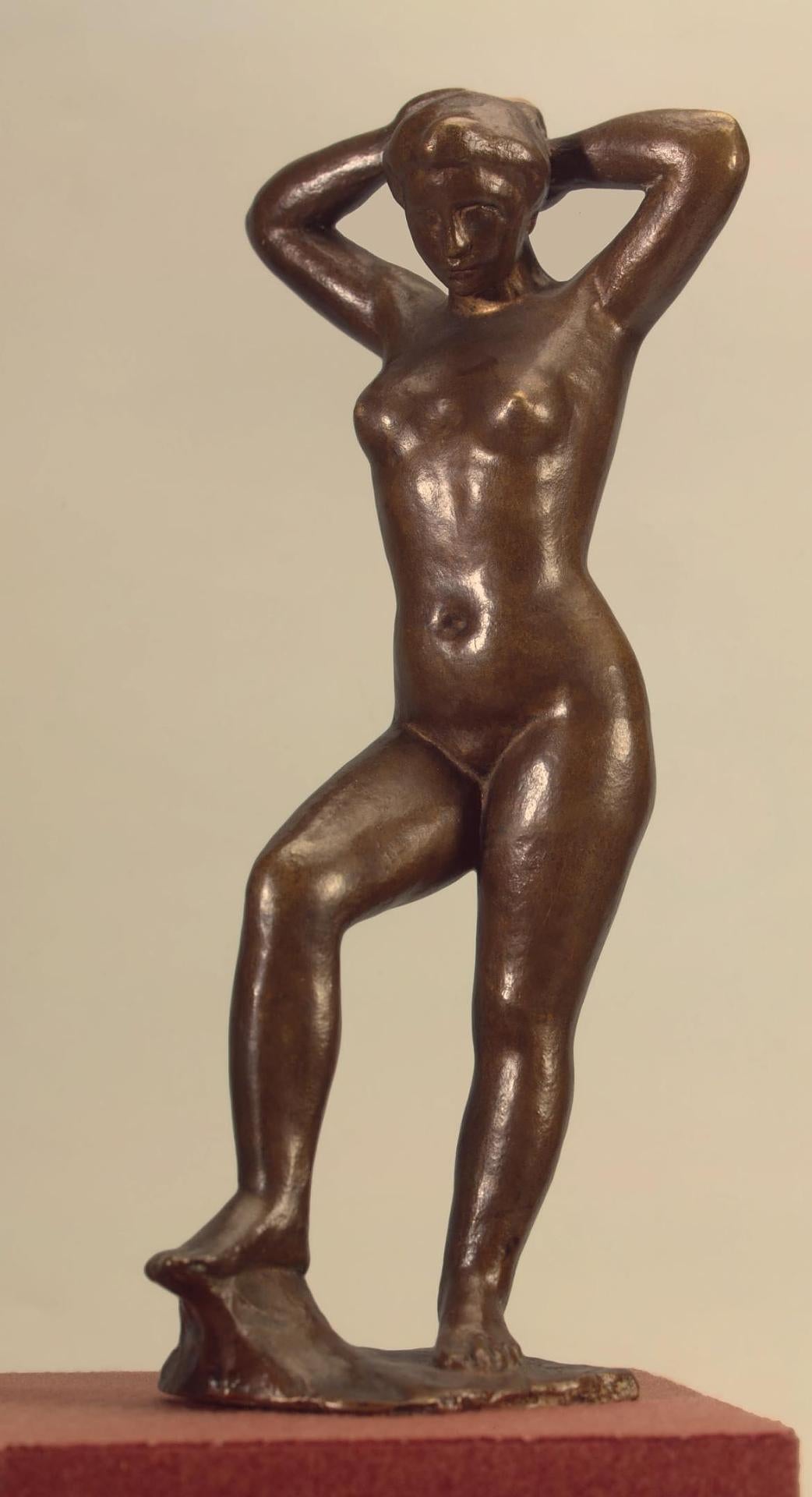 Standing Woman-Bather Fixing Her Hair by Aristide Maillol,A3(16x12")Poster