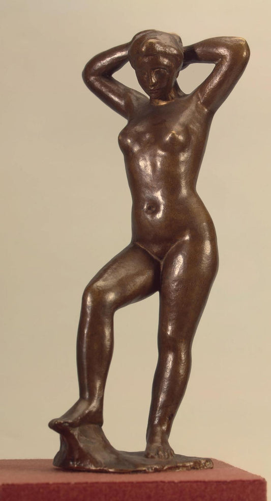 Standing Woman-Bather Fixing Her Hair by Aristide Maillol,A3(16x12")Poster