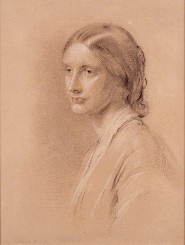 Josephine Elizabeth Butler (nee Grey), vintage artwork by George Richmond, A3 (16x12") Poster Print