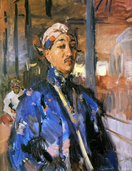 Mankoenegara VII, vintage artwork by Isaac Israels, 12x8" (A4) Poster