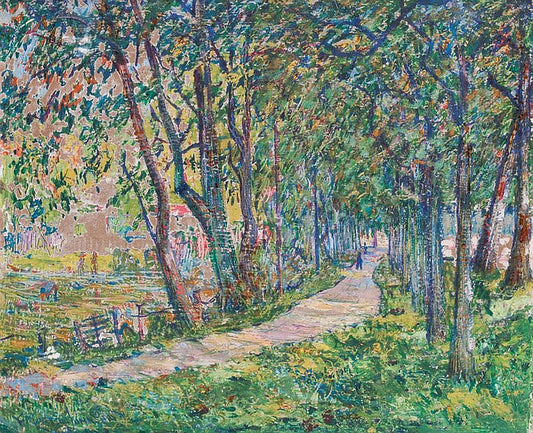 Forest Path by Francis Morton Johnson,16x12(A3) Poster