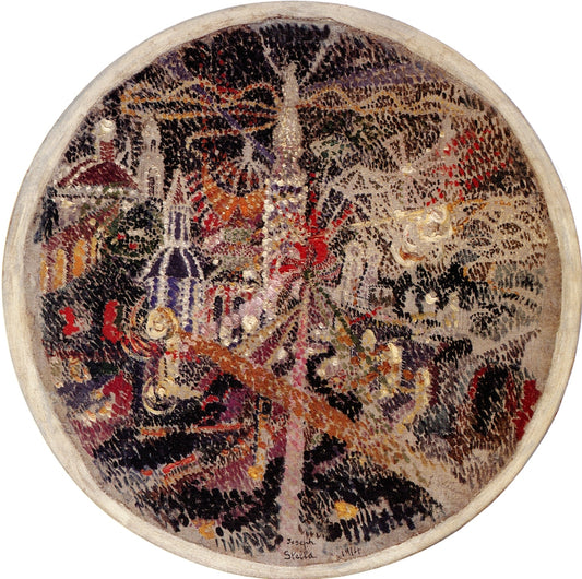 Battle of Lights by Joseph Stella,16x12(A3) Poster