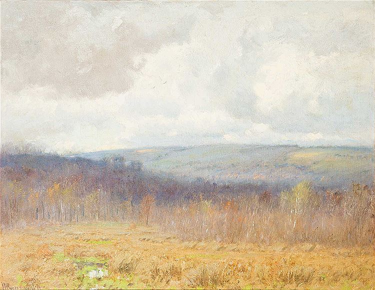 n Hill Park Looking East in Worcester by Joseph H. Greenwood,A3(16x12")Poster