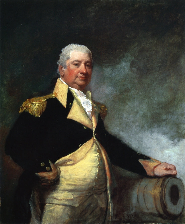 Henry Knox, vintage artwork by Gilbert Stuart, 12x8" (A4) Poster