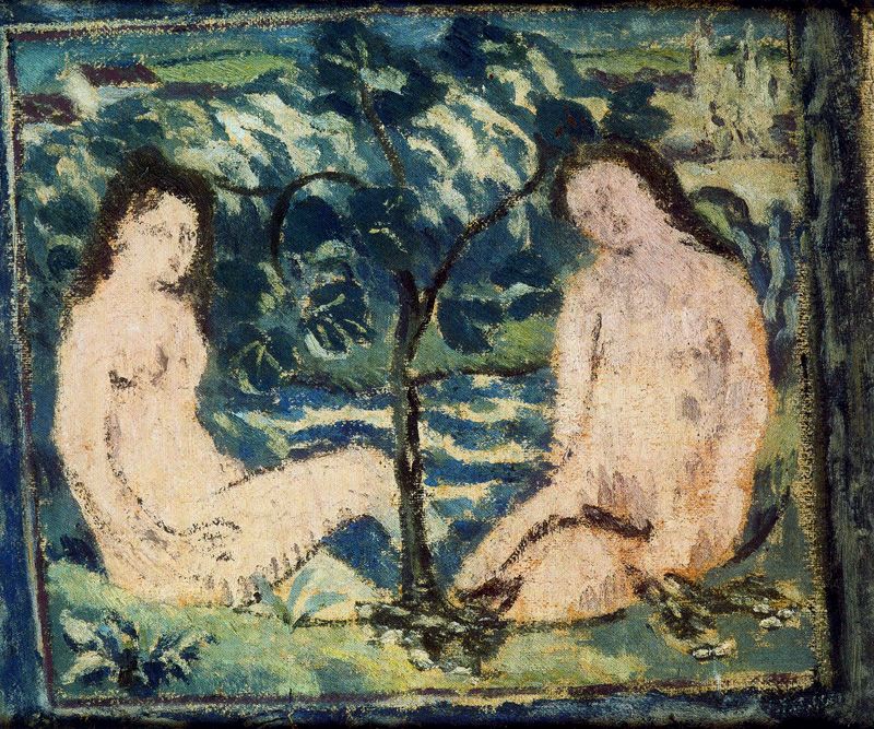Two Girls under a Tree by Aristide Maillol,A3(16x12")Poster