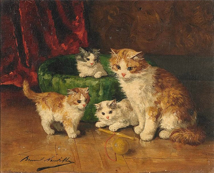 the proud mother by Alfred Brunel de Neuville,A3(16x12")Poster