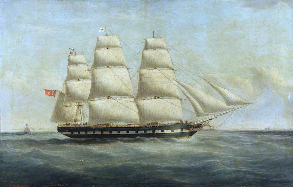 The Clipper 'Sea Horse', vintage artwork by Joseph Heard, A3 (16x12") Poster Print