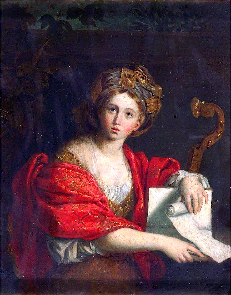 The Cumaean Siby l (after Domenichino), vintage artwork by Sir Charles Lock Eastlake, RA, A3 (16x12") Poster Print