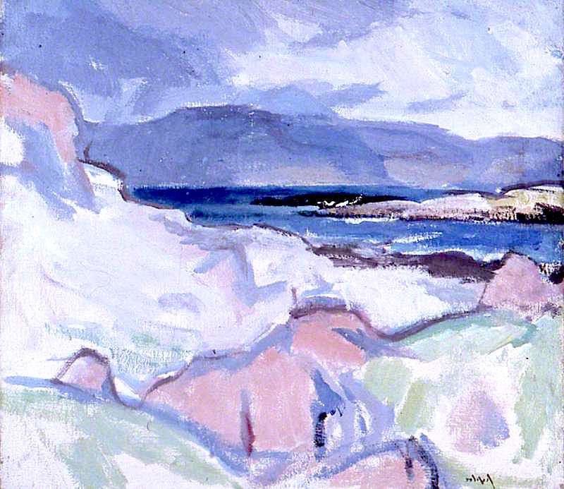 Iona, Pink Rocks by Samuel John Peploe,16x12(A3) Poster