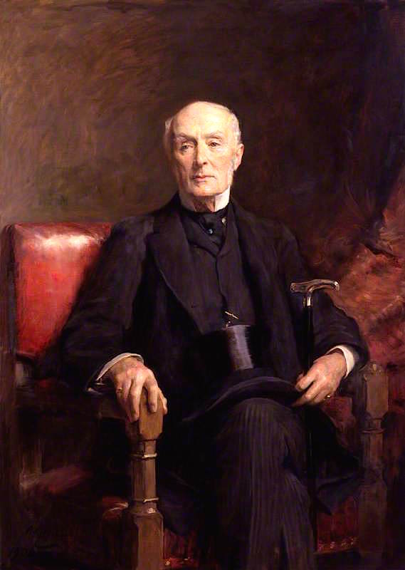 Henry Thurstan Holland, 1st Viscount Knutsford, vintage artwork by Arthur Stockdale Cope, 12x8" (A4) Poster