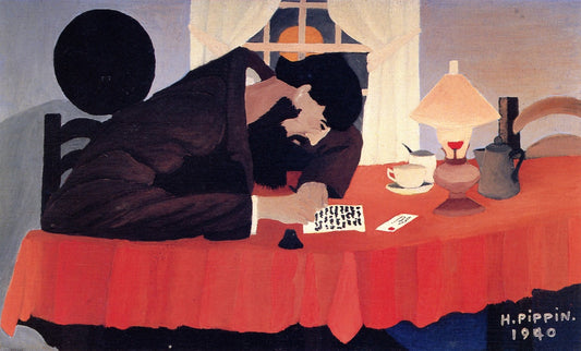 Amish Letter Writer by Horace Pippin,16x12(A3) Poster