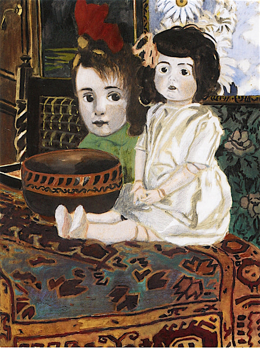 Girl with Doll in the Artist's Interior by Léon Spilliaert,16x12(A3) Poster