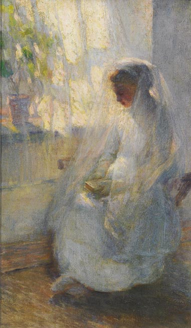 First Communion, vintage artwork by Tudor St. George Tucker, 12x8" (A4) Poster