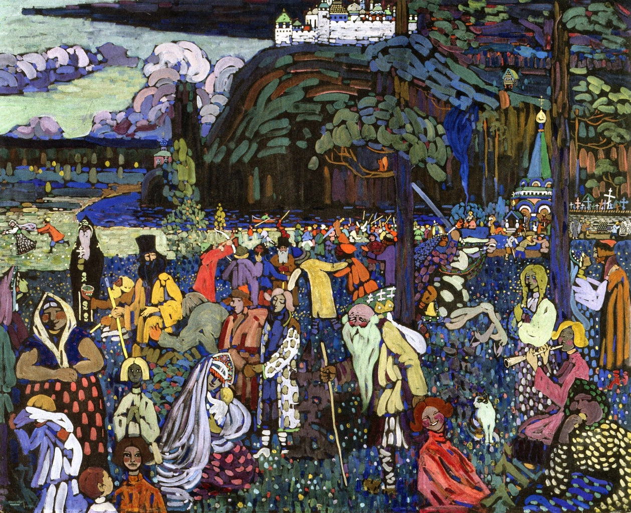 Colorful Life by Wassily Kandinsky,A3(16x12")Poster
