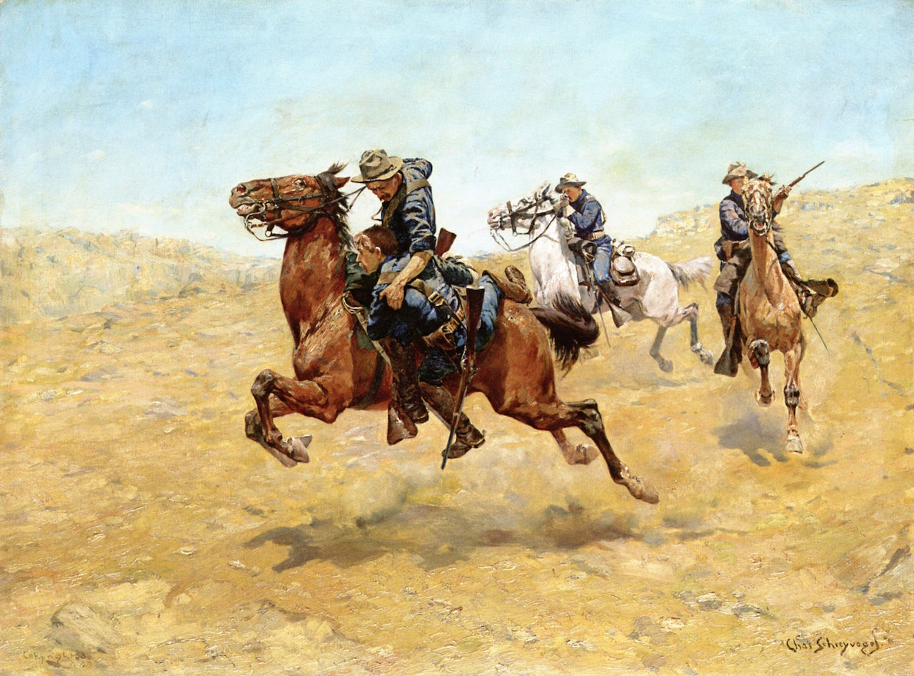 My Bunkie by Charles Schreyvogel,A3(16x12")Poster