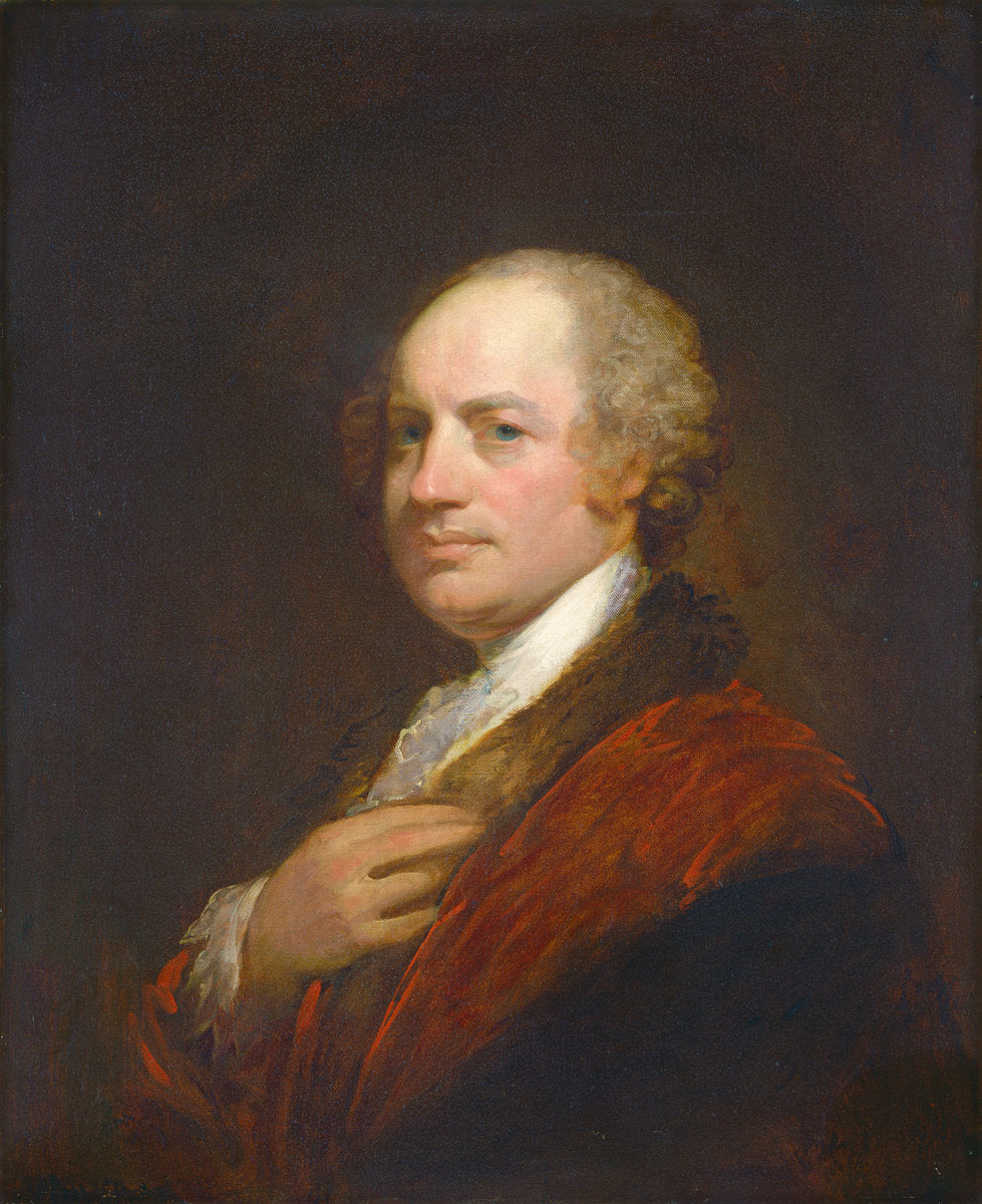 Counsellor John Dunn, vintage artwork by Gilbert Stuart, 12x8" (A4) Poster